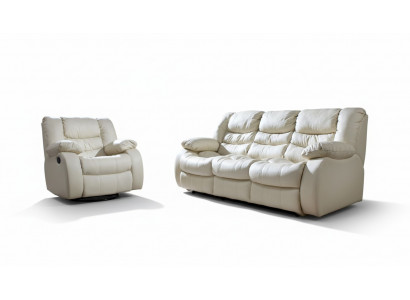 Verstellbar Sofagarnitur Elektrësch Lieder Foussstëtzen Couch Sofa Kino
