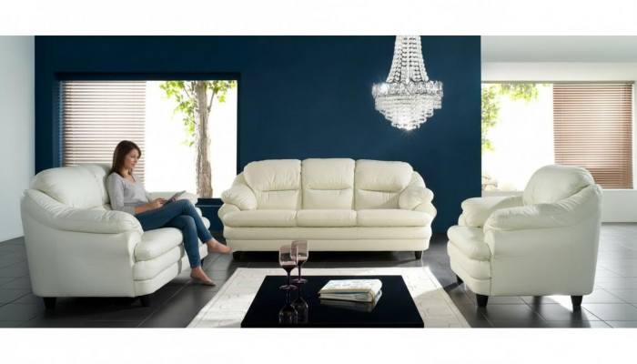 Sëtzgrupp 3+1+1 Set Design Sofas Polster Relax Canapéen Lieder