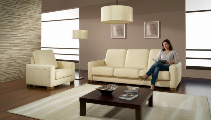 Canapé-Set 3+2+1 Sëtzer Set Design Canapéën Polster Relax Sofaen Lieder