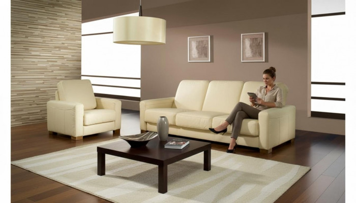Sofa Garnitur Modern 3+1 Set Design Sofaen Polster Couchen Lieder.