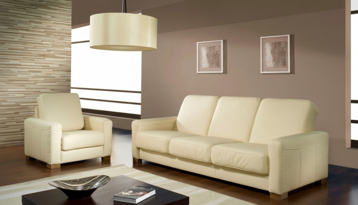 Sofa Garnitur Modern 3+1 Set Design Sofaen Polster Couchen Lieder.