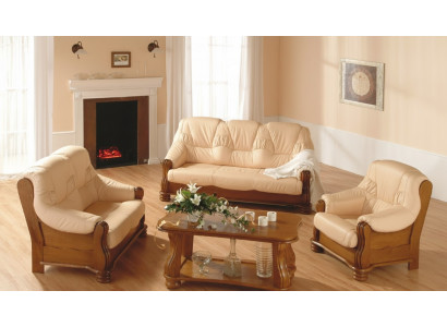 Sofa-Garnitur 3+2+2 Sëtzer Wunnlandschaft Sofas Klassesch Couchen Polster Nei