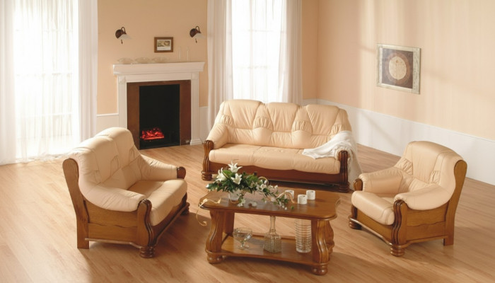 Sëtzkombinatioun 3+2 Plaz Klassesch Wunnlandschaft Sofas Couch Polsteren