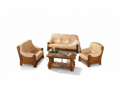 Dräisëtzer Couch Klassesch Couch Polster Sofa 3 Sëtzer Lieder Couche.