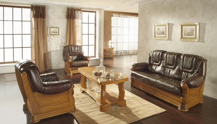 Sofagarnitur 3+2+2 Sëtzer Klassesch Wunnlandschaft Sofas Couchen Polster Nei