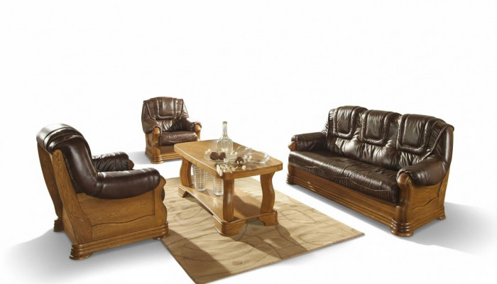 Klassesche Fernsehsessel Lieder 1-Sëtzer Couch Sofa Polster Einsëtzer 1er Nei