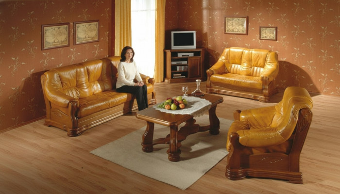 Klassesch Sofas Zweisitzer Sofa 2 Sëtz Couchen Polster Nei (ouni 3+1 Sëtz)
