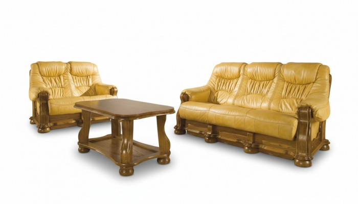 Sofagarnitur 3+1 Sëtz Klassesch Wunnlandschaft Sofa Couch Polster