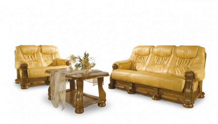 Canapé-Set 3+2 Sëtz Klassesch Wunnlandschaft Canapéen Sofas Polsterung