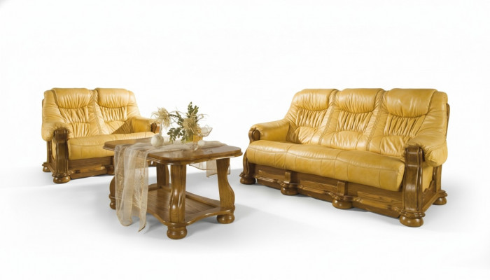 Canapéen 3-Sëtz Klassesch Sëtz Wunnlandschaft Sofas Couchen Polsteren