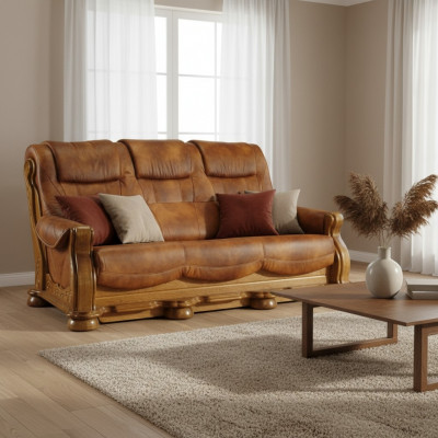 Sofagarnitur 3+1 Sëtzer Klassesch Wunnlandschaft Couchen Sofasen Polsterer