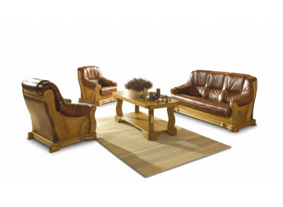 Sëtzgarnitur 3+2+1 Klassesch Wunnlandschaft Sofasen Couche Polster.