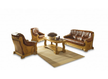 Robust Lieder Canapé-Set 3+2 Sëtzer Modern Wunnzëmmer Canapéen