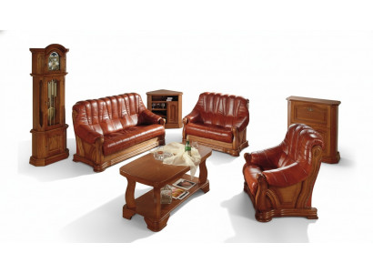 Komplett Lieder Sofa Set Liederkichen Luxus Wunnzëmmer Sofasen 3+2
