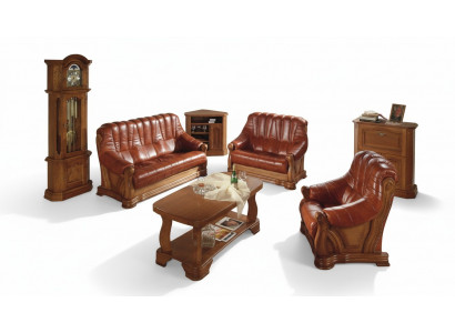 Sofa Dräisëtzer Couch Klassesch Nei Polster 3 Sëtzer Lieder Couchen