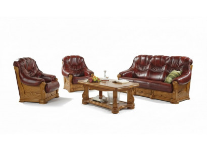 Canapé-Set 3+2+1 Sëtzer Klassesch Wunnlandschaft Couchen Sofas Polster