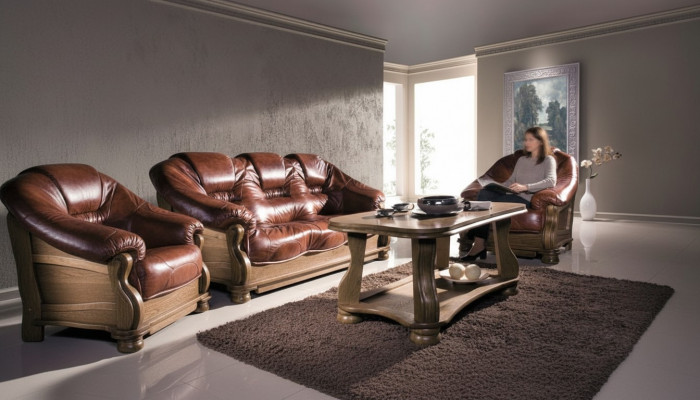 Klassesch Sofagarnitur 3+1+1 Plaz Klassesch Sofas Canapéen Polster Sitzeck