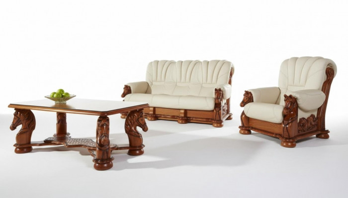 Klassesch Zweisëtzer Couchen Sofa Polstersofa 2-Sëtzer Lieder Deko Couchen
