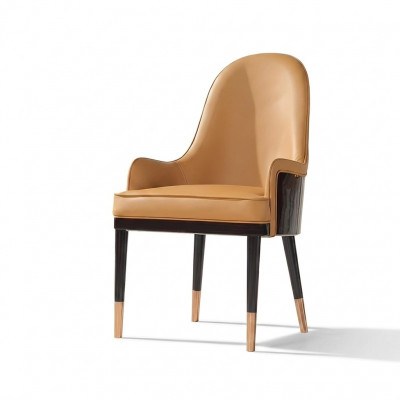 Stull 1x Iesszëmmer Polsterstull Fauteuil Télévisioun Lounge Club Lieder Textil Sëtz