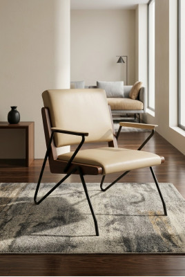 Club Lounge Sëtzpolster Sofa 1-Sëtzer Fernseh Neit Lieder Still Designer