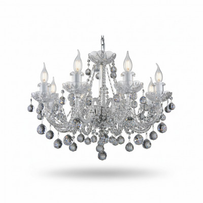 Barockstil Dëschlampe Lüster Nuetsdësch Luuchten Bohemia Glühbir.