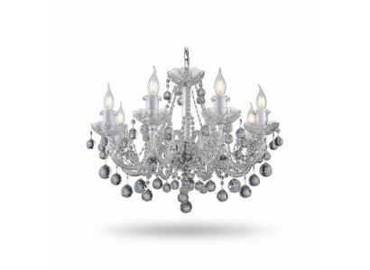 Barockstil Dëschlampe Lüster Nuetsdësch Luuchten Bohemia Glühbir.