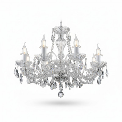 Kroun Käerzenstänner Lampa Luuchten Kristall Luuchten Beliichtung Luucht Ofdeckung Bohemia