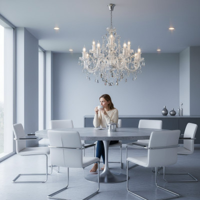 Bohemia Luxe Kristall Cover Luuchten Handgemaachte Lüster Nei