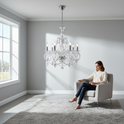Krouneliichter Antike Stil Klassesch Plafongliichter Krouneliichter Luucht Lampe