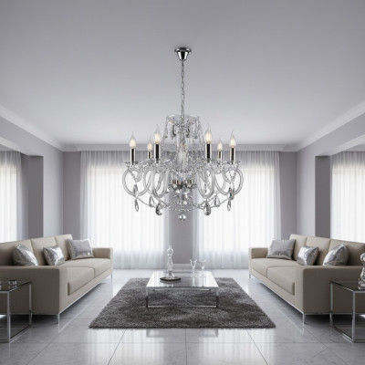 Krouneliichter Antike Stil Klassesch Plafongliichter Krouneliichter Luucht Lampe