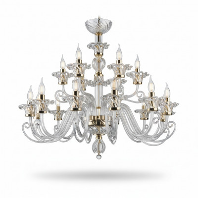 Böhmen Modern Lampe Plafonnière Kronleuchter Kristall Gold Luucht Kronleuchter