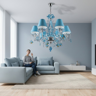 Bohemia Modernen Krouneluchter Luucht Deckenluuchten Krouneluchter Kristall Blo Lamp