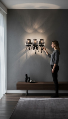 Wandleuchte Bohemia Classic Wandleuchter Duebel Wandlampe Nei