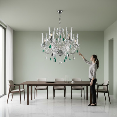Design Bohemia Lüster Plafongluuchten Blo Kristall Luucht Luuchten