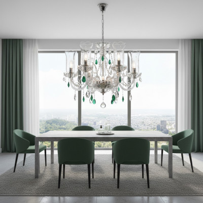 Design Bohemia Lüster Plafongluuchten Blo Kristall Luucht Luuchten