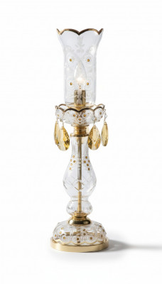 Dëschluucht antik Stil Dëschtlampe Luucht Luuchten Luuchten Kristall Luuchten Krounluucht