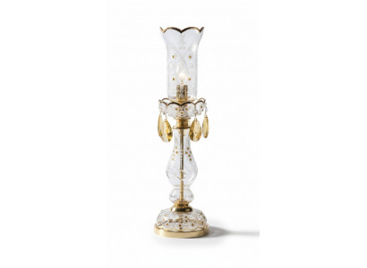 Dëschluucht antik Stil Dëschtlampe Luucht Luuchten Luuchten Kristall Luuchten Krounluucht