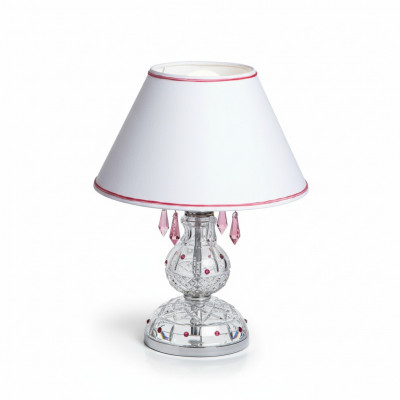 Dëschlampe am antike Stil Krounlamp Kristallampen Luuchten Beliichtung