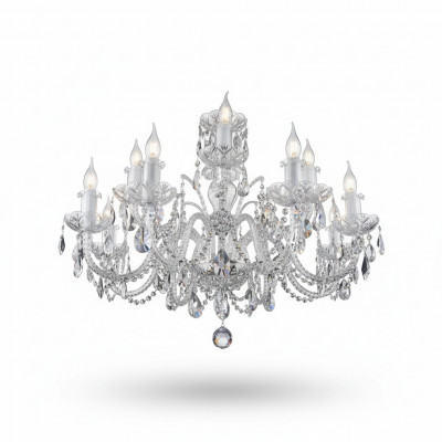 Krouneliicht Kristall Luucht Lampe Bohemia Plafonnière Hänkeluucht