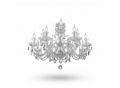 Krouneliicht Kristall Luucht Lampe Bohemia Plafonnière Hänkeluucht