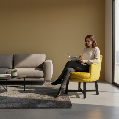 Sessel Clubsessel Loungesessel Cocktailsessel Textil Relax Still Stull Stoff