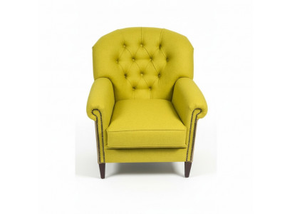 Iwwersessel Sëtz Fernseesstull Gepolstert Sofa 1-Sëtz Relax Chesterfield