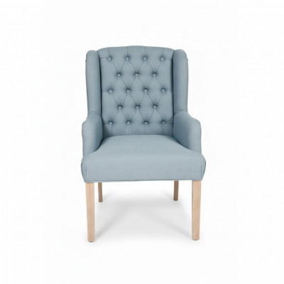 Chesterfield hellblo Stillen stilvoll Fauteuils Hotel Ariichtungen Polster Still 6-er Set
