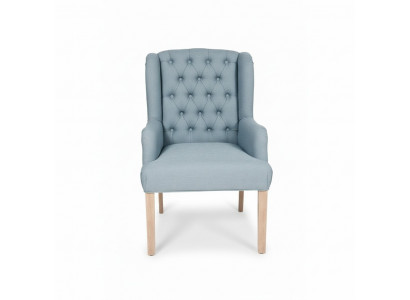 Chesterfield hellblo Stillen stilvoll Fauteuils Hotel Ariichtungen Polster Still 6-er Set