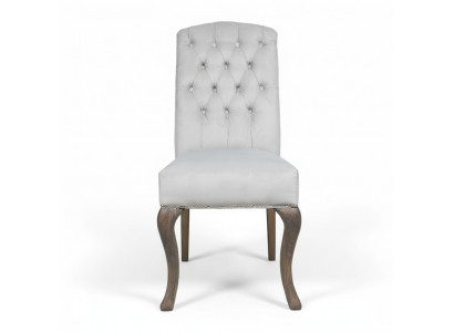 Designer gro Stühle mat Chesterfield-Bezuch, 10er-Set, Hotel Still mat Textilsëtz.