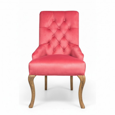 Roude Chesterfield Designer Stull Luxus Liederstull Barstillen Polster Sëtzer