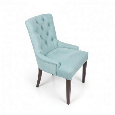 Hellblo Chesterfield Stullset Modern Iesszëmmer Still Iesszëmmer 8-er Stull-Set