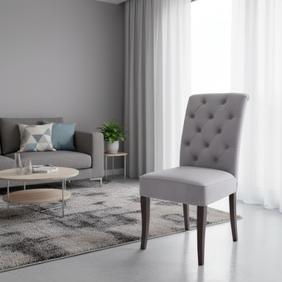 Exklusiven Groe Chesterfield Stull Luxuséisen Eensëtzer Designer Iesszëmmer Still