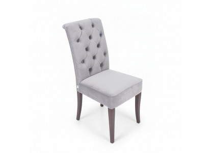 Grou Stullgrupp vum Designer Chesterfield an engem Stullset vu 4 Stullorneren.