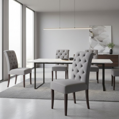 Design Chesterfield Stiiller Polster Garnitur Hotel Stull Textil Grupp